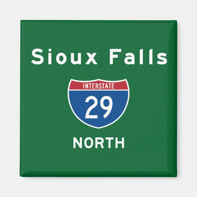 Sioux Falls 29 Magnet (Vorne)