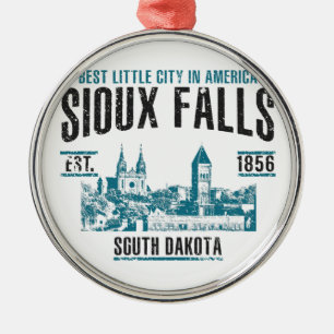 Sioux Falls Ornament Aus Metall