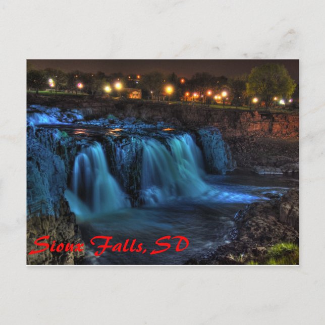 Sioux Falls, SD Postkarte (Vorderseite)