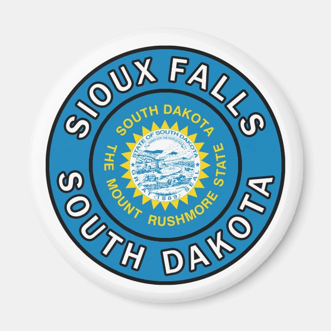 Sioux Falls South Dakota Magnet (Vorne)