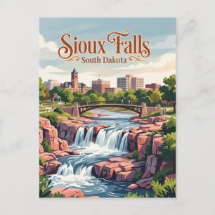 Sioux Falls South Dakota Postkarte