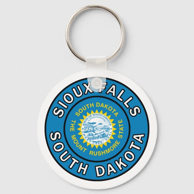 Sioux Falls South Dakota Schlüsselanhänger (Vorderseite)