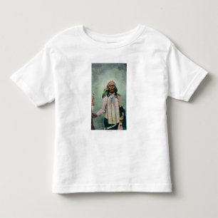 Siouxhaupteisen-Schwanz-Porträt Kleinkind T-shirt