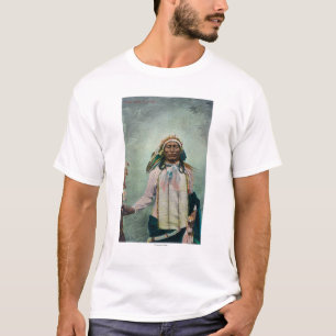 Siouxhaupteisen-Schwanz-Porträt T-Shirt