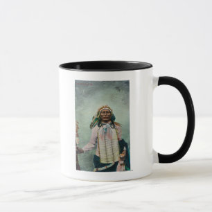 Siouxhaupteisen-Schwanz-Porträt Tasse