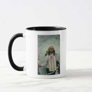 Siouxhaupteisen-Schwanz-Porträt Tasse
