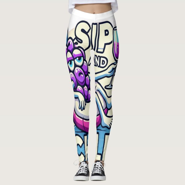 Sip and Chill Leggings (Vorderseite)