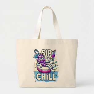 Sip and Chill Toop Bag Jumbo Stoffbeutel