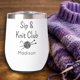 Sip And Knit Club Strickliebhaber Custom