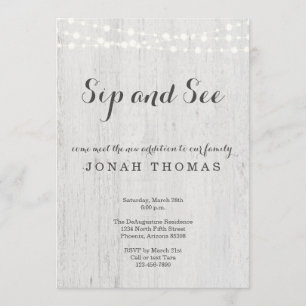 Sip and See Invitation - Hommes et femmes