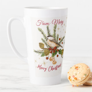 Sip & Cherish: Ihre "Postkarte" Weihnachts-Tasse; Milchtasse