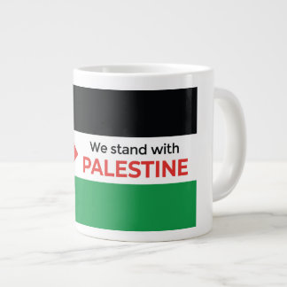 Sip for Solidarity: Palästina-Flag-Tasse Jumbo-Tasse