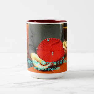 Sip, Häkelarbeit u. Strick Zweifarbige Tasse