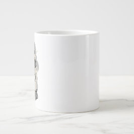 Sip Happens Coffee House Old Classic Style Jumbo-Tasse