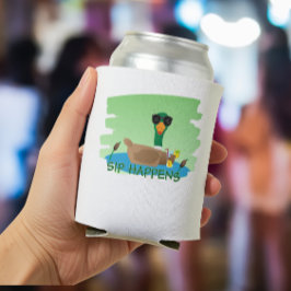 Sip Happens Lustige Ente Dosenkühler