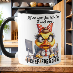 Sip, Lächeln, Überleben Sie die Tasse des Office-F