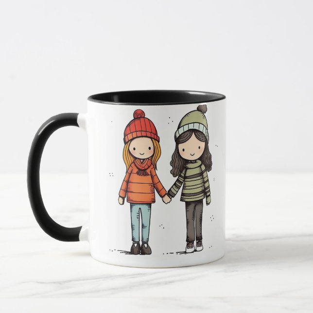Sip, lachen, wiederholen: Die besten Freunde für i Tasse (Links)