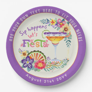 Sip! Lassen Sie uns FIESTA kundenspezifisch einset Pappteller