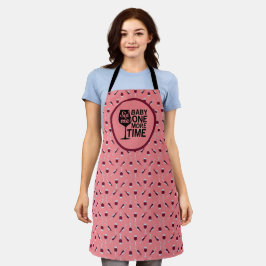 Sip Me Baby nochmal Funny Wine Koch Geschenk Schürze
