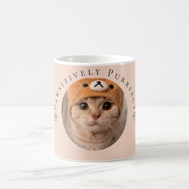 Sip, Purr, Répéter I mignon chat Mug (Centre)