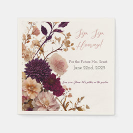 Sip Sip Hooray Brautparty | Garden Floral Serviette