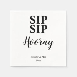Sip Sip Hooray Celebration Serviette