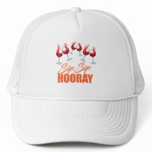 Sip Sip Hooray Feier Schaumstoff Trucker Mütze / K