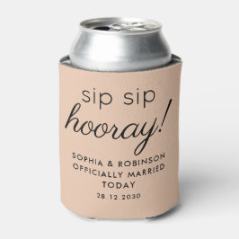 Sip Sip Hooray Gastgeschenk Hochzeit Desert Sand F Dosenkühler