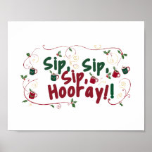 Sip, Sip, Hooray, Holiday Ansammlung Design!