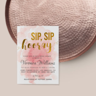 Sip Sip Hooray Invitation de la douche nuptiale