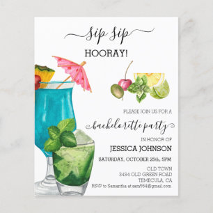 Sip Sip Hooray Junggeselinnen-Abschied Cocktail