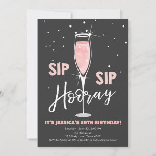 Sip Sip Hooray Rose Weinroute Mendrisiotto Einladung