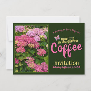 Sip Smile & Celebrate Kaffee Morgen im Garten Einladung