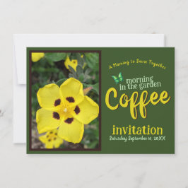 Sip Smile & Celebrate Kaffee Morgen im Garten Einladung