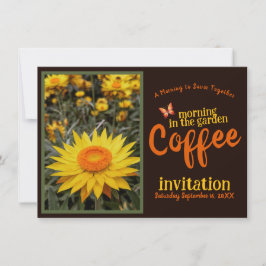 Sip Smile & Celebrate Kaffee Morgen im Garten Einladung