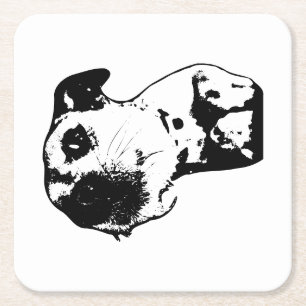 Sip, Stress nicht Rechteckiger Pappuntersetzer