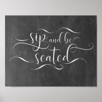 Sip und Be-Wedding-Table-Zeichen
