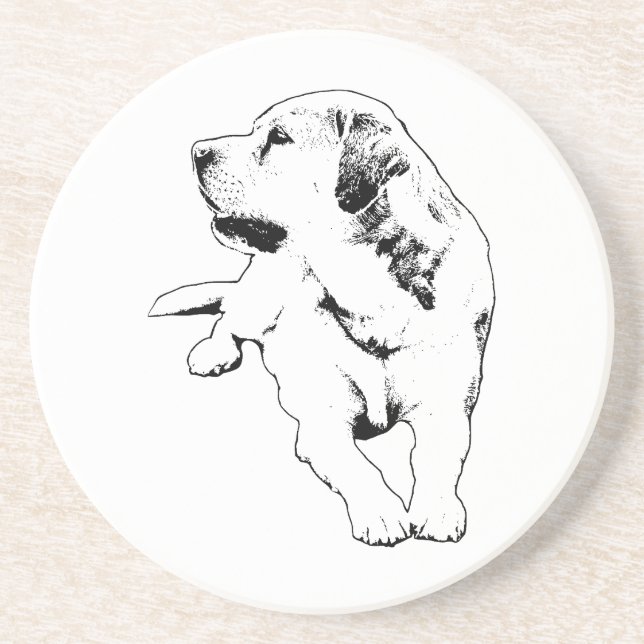 Sip Watch Retriever Getränkeuntersetzer (Vorne)
