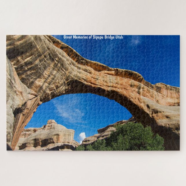 Sipapu Brücke Utah. Jigsaw Puzzle (Horizontal)