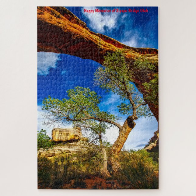 Sipapu Brücke Utah. Jigsaw Puzzle (Vertikal)