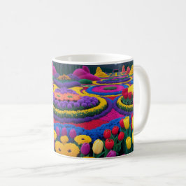 Sippe in Bloom - Blumengarten Kaffeetasse