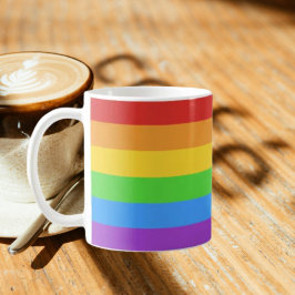 Sippe mit Stolz: Regenbogenflagge Kaffeetasse