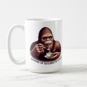 Sippen im Sasquatch-Stil Kaffeetasse