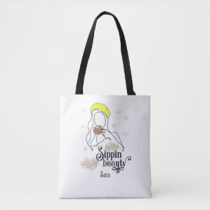 Sippin' Beauty Niedlich trendige ästhetische Kaffe Tasche