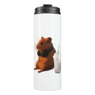 Sippin’ & Chillin" — Niedliche Hamster-Wasserflasc Thermosbecher