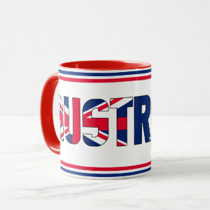 Sippin' mit Australien Patriotischer Kaffee Tasse