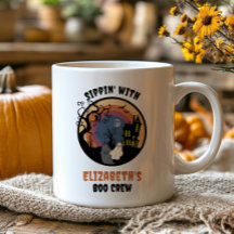 Sippin" mit der Boo-Crew Halloween Imitats Papercu