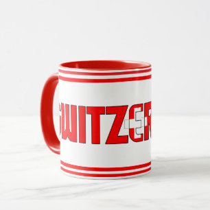 Sippin' mit der Schweiz Patriotischer Kaffee Tasse