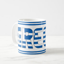 "Sippin" mit Griechenland - Patriotik Kaffeetasse