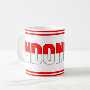 Sippin' mit Indonesien Patriotic Kaffeetasse